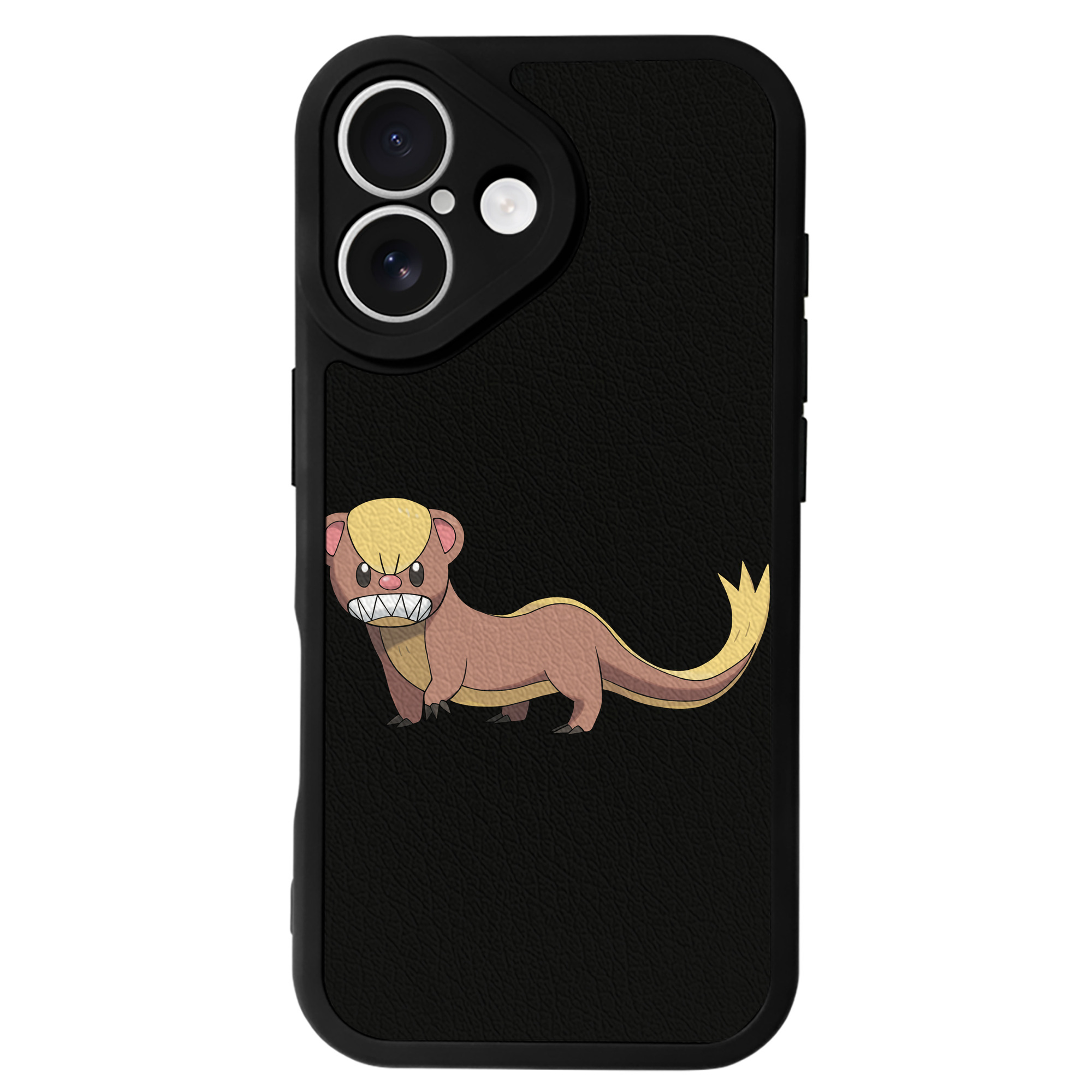 （画像用） ポケットモンスター Pokémon 【iPhone 16シリーズ対応】シリコンスマホケース（レザー調） 材質：シリコン